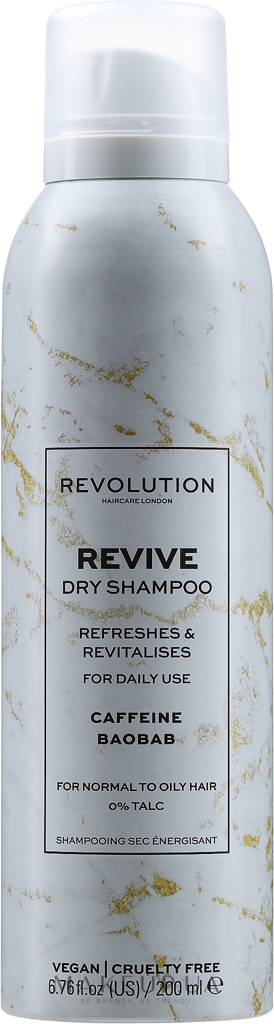 Сухой шампунь для освежения и восстановления волос - Revolution Revive Refreshes & Revitalises Dry Shampoo — фото 200ml