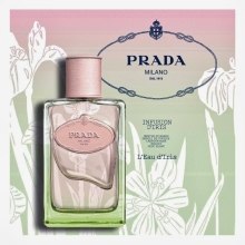 Духи, Парфюмерия, косметика Prada Infusion Iris - Набор (edp 9ml + салфетки)