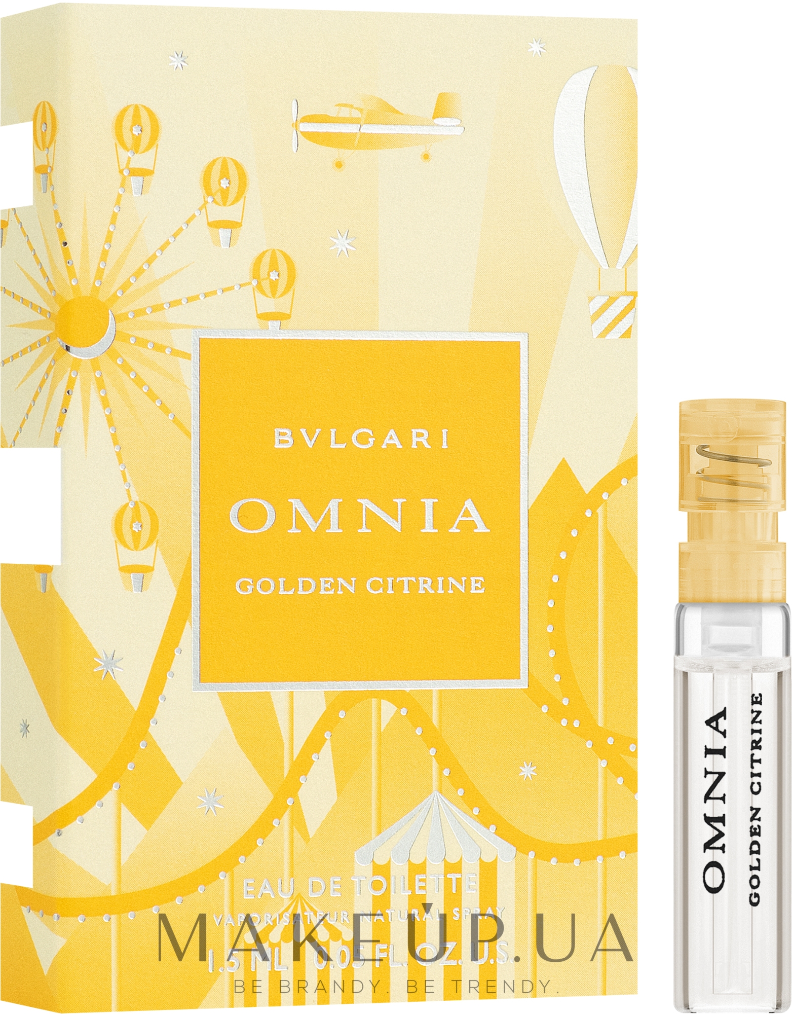Bvlgari Omnia Golden Citrine - Туалетна вода (пробник) — фото 1.5ml