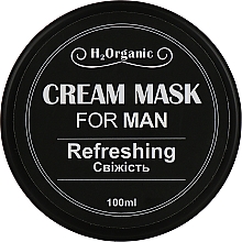 Крем-маска для лица "Тонизирование" - H2Organic Cream Mask Refreshing — фото N1