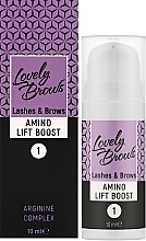 Средство для ламинирования бровей и ресниц - Lovely Brows Amino Lift Boost Step 1 — фото N2