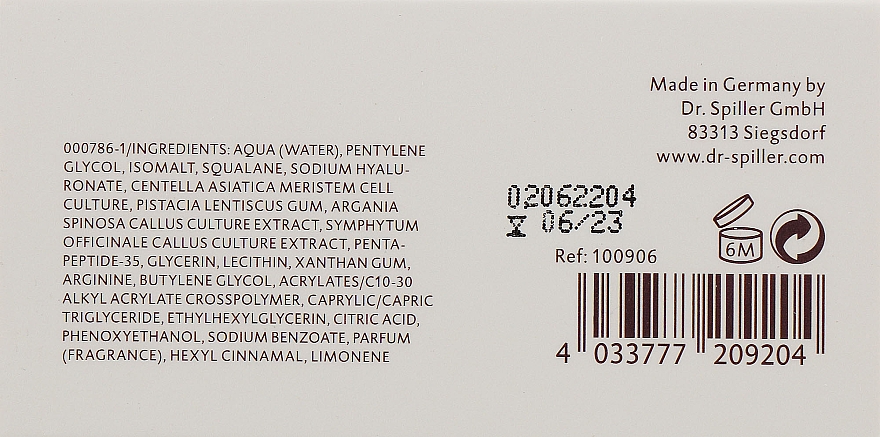 Уплотняющая омолаживающая сыворотка - Dr. Spiller Celltresor Multi Stem-Cell Serum — фото N3