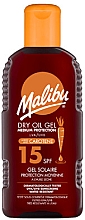 Духи, Парфюмерия, косметика Гель для загара - Malibu Dry Oil Gel SPF15 With Beta Carotene