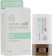 Парфумерія, косметика Сонцезахисний стік - The Face Shop Natural Sun Eco Inorganic Sunscreen Stick SPF50+ PA+++