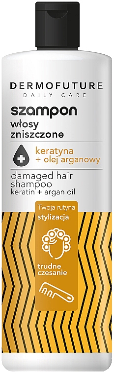 Шампунь для пошкодженого волосся - Dermofuture Daily Care Damaged Hair Shampoo — фото N1