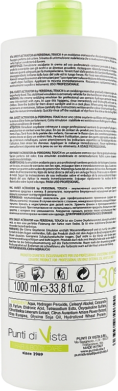 УЦЕНКА Эмульсионный окислитель - Punti di Vista Personal Touch BeOne 9% * — фото N4