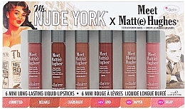 Мини-набор помад для губ - TheBalm Ms. Nude York x Meet Matt(e) Hughes (lipstick/6x1.2ml) — фото N1