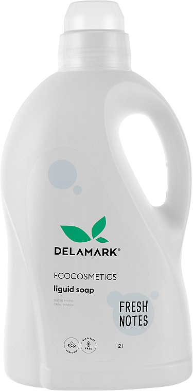 Жидкое мыло для рук "Свежие нотки" - DeLaMark — фото N7