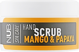 Парфумерія, косметика Скраб для рук - NUB Spa Care Hand Scrub Mango Papaya