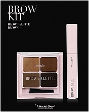 Парфумерія, косметика Набір для макіяжу брів - Pierre Rene Brow Kit (brow gel/10ml + brow palette)