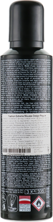 Піна-мус нормальної фіксації - Lisap Fashion Mousse Design Regular — фото N2