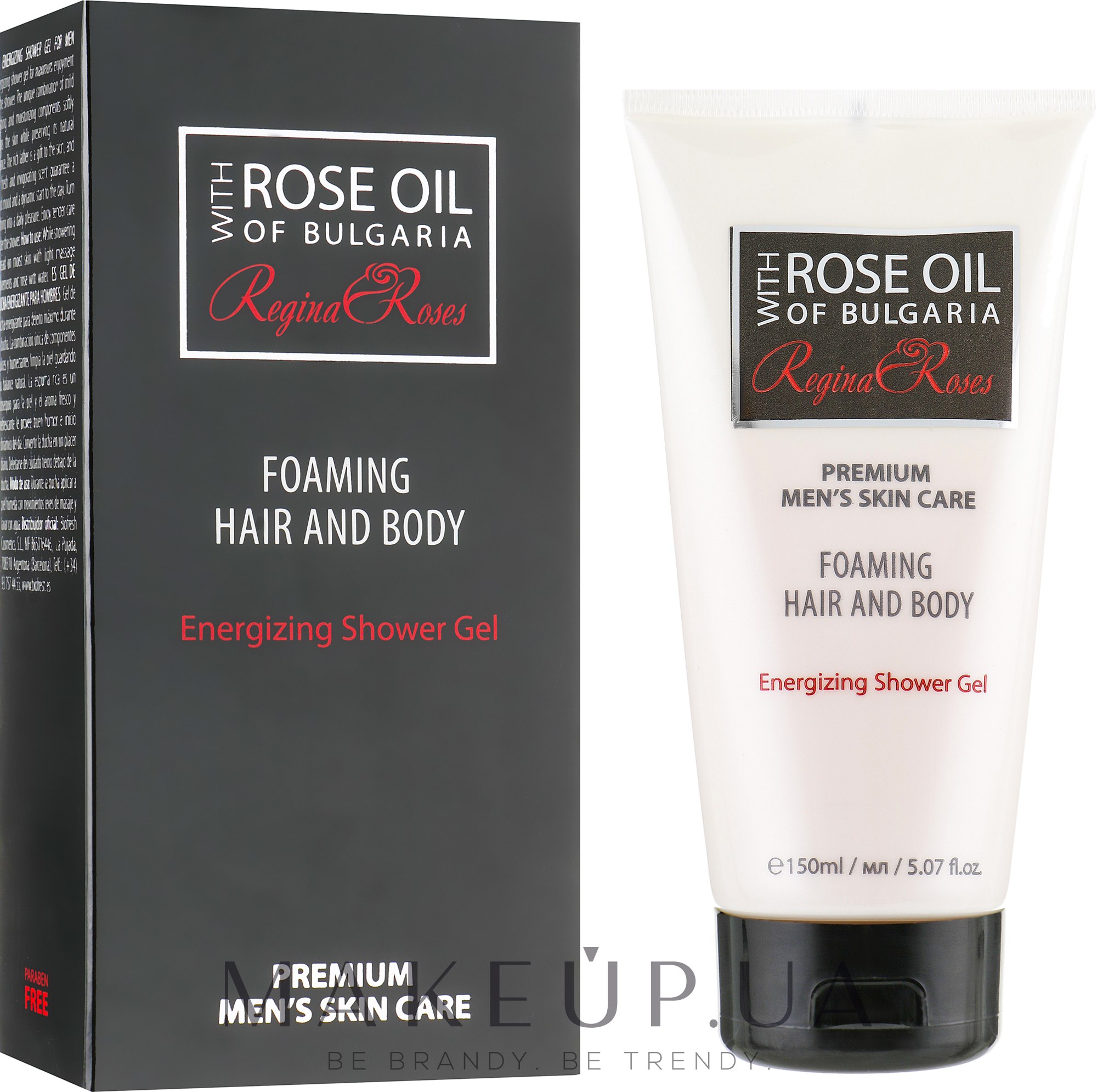 Енергетичний гель для душу для чоловіків - BioFresh Regina Roses Foaming Hair And Body Energizing Shower Gel — фото 150ml