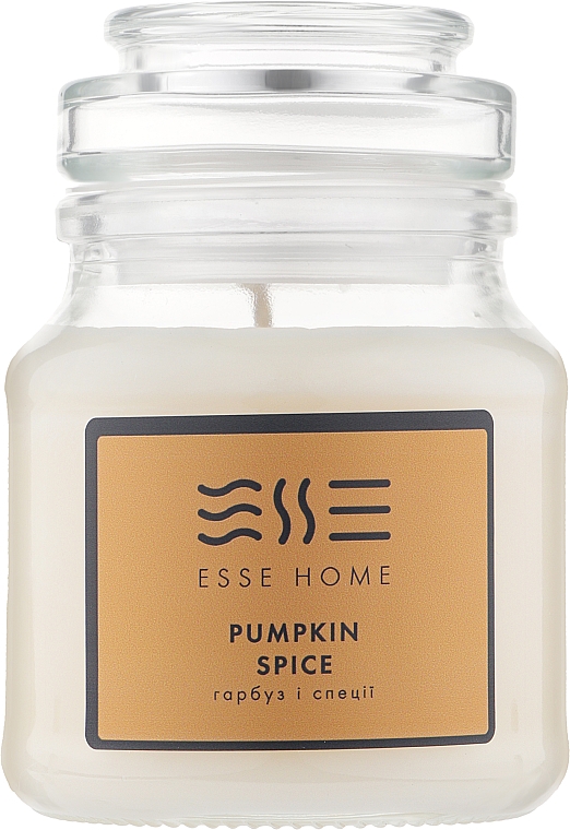 Ароматическая свеча "Специи и Тыква" - Esse Home Pumpkin & Sice Candle — фото N2