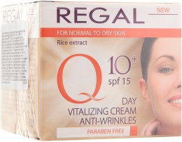 Витализирующий дневной крем против морщин для нормальной и сухой кожи - Regal Q10+ Day Vitalizing Cream Anti-Wrinkles SPF 15 — фото N2