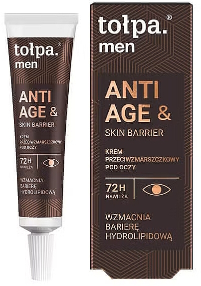 Крем для шкіри навколо очей проти зморщок - Tolpa Men Anti Age&Skin Barrier — фото N1