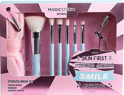 Magic Studio New Rules Skin First Cosmetic Brush Set - Набір, 8 продуктів — фото N1