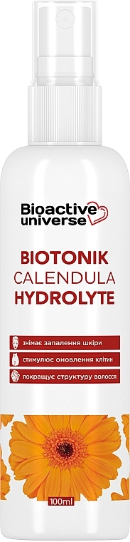 Тоник-гидролат "Календула" - Bioactive Universe Biotonik Hydrolyte — фото N1