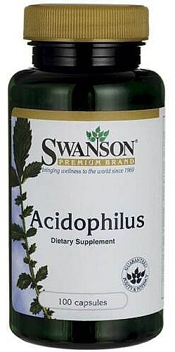 Пищевая добавка "Ацидофилин" - Swanson Acidophilus Capsules — фото N1