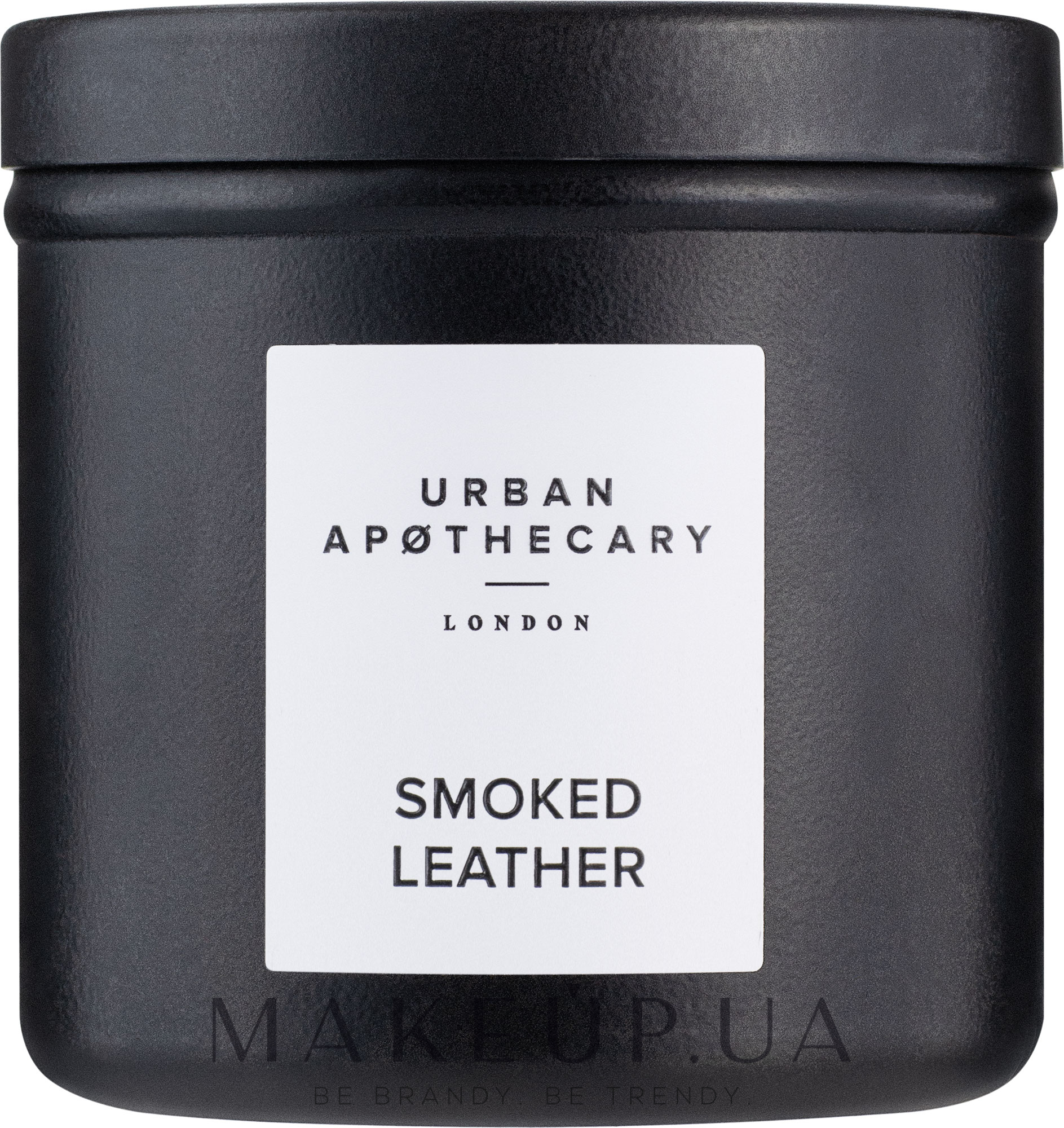 Urban Apothecary Smoked Leather Travel Candle - Свічка ароматична дорожня — фото 175g