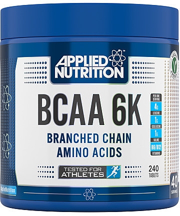 Пищевая добавка "BCAA 6K 4:1:1" 240 таблеток - Applied Nutrition BCAA 6K 4:1:1 — фото N1
