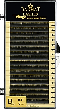 Парфумерія, косметика Накладні вії B 0,10 мм (9 мм), 20 ліній - Barhat Lashes
