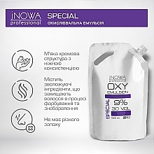 Окислювальна емульсія 9% - jNOWA Professional OXY Emulsion Special 30 vol (дой-пак) — фото N2