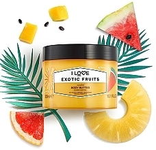Масло для тіла "Екзотичні фрукти" - I Love Exotic Fruits Body Butter — фото N3
