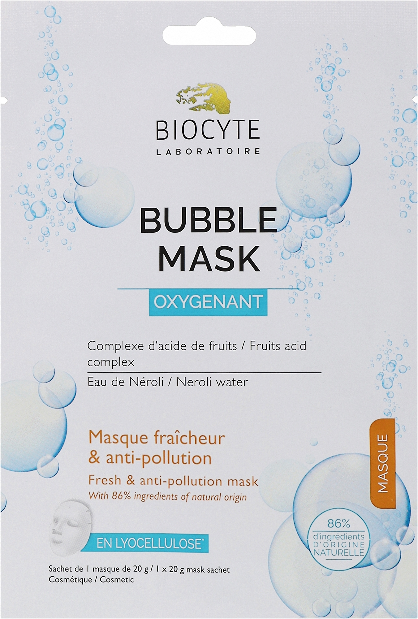 Маска для лица - Biocyte Bubble Mask — фото 20g