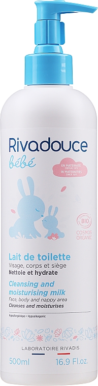 Очищувальне молочко для тіла - Rivadouce Bebe Cleansing Milk — фото N1