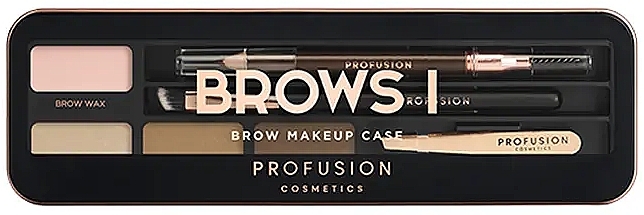 Палетка для бровей - Profusion Cosmetics Brow Makeup Case — фото N1