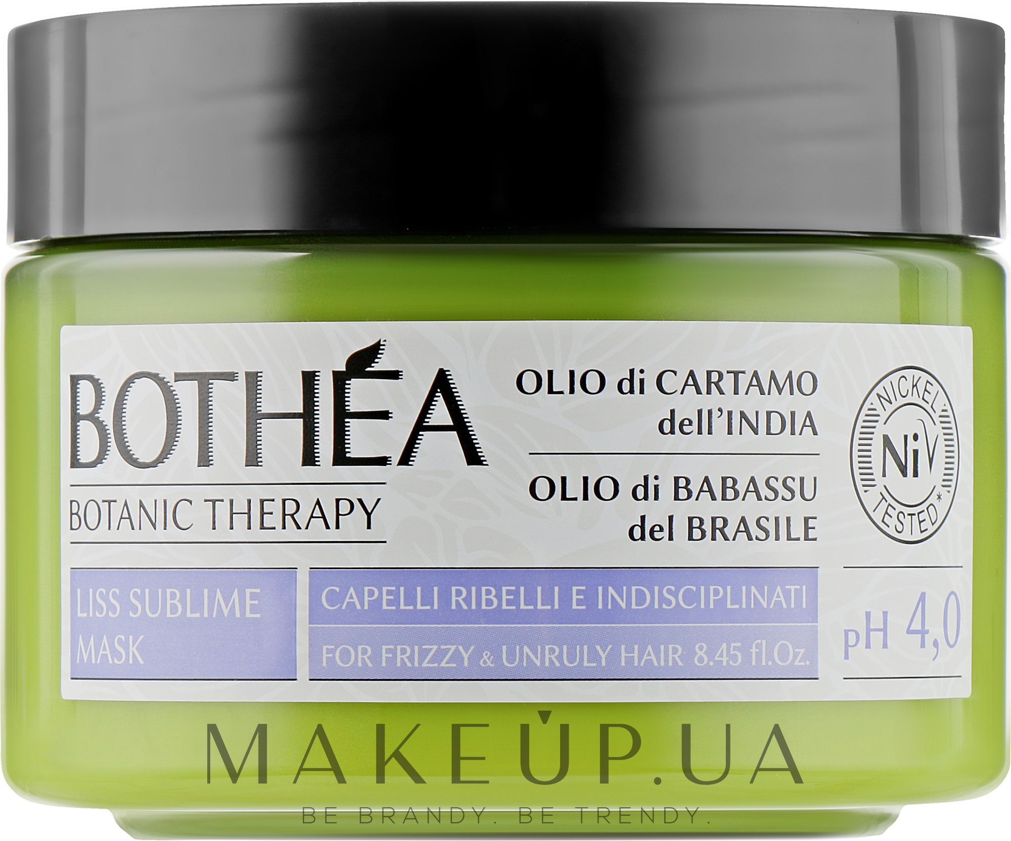 Маска для непослушных волос - Bothea Botanic Therapy Liss Sublime Mask pH 4.0 — фото 250ml