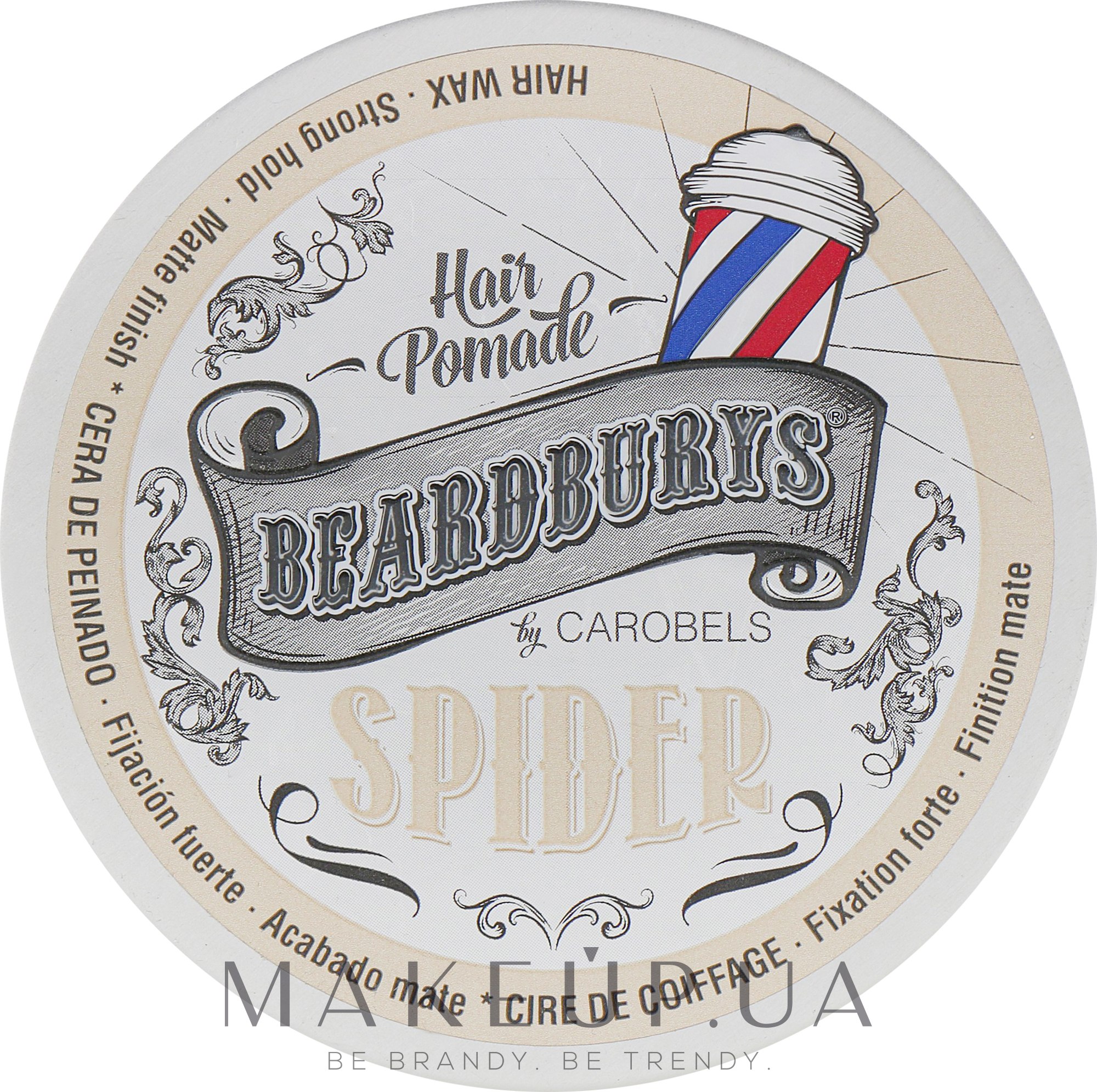 Помада для волосся, текстурувальна - Beardburys Spider Wax — фото 100ml