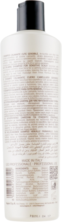 Заспокійливий шампунь для чутливої шкіри голови - KayPro Bio Sensitive Scalp Care Shampoo — фото N2