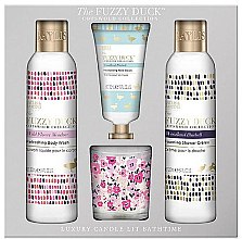 Духи, Парфюмерия, косметика Набор - Baylis & Harding The Fuzzy Duck Cotswold Floral Candle Set (sh/gel/250ml + b/lot/250ml + h/cr/30ml + candle/60g)