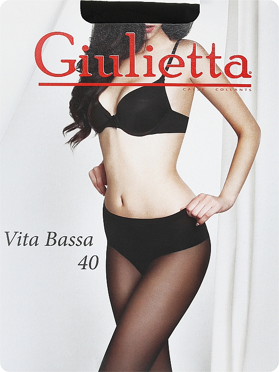 Колготки для жінок "Vita Bassa" 40 Den, nero - Giulietta — фото N1