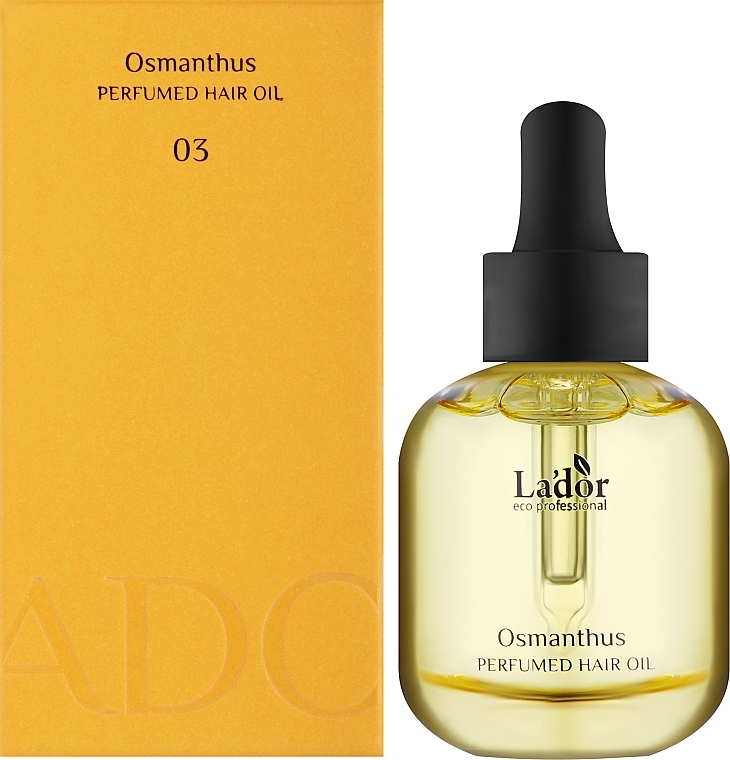 Парфюмированное масло для поврежденных волос - La'dor Perfumed Hair Oil 03 Osmanthus — фото N2