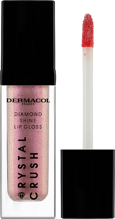 Блиск для губ із сяйвом - Dermacol Crystal Crush Diamond Shine Lip Gloss — фото N1