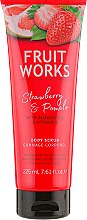 Духи, Парфюмерия, косметика Скраб для тела "Клубника и помело" - Grace Cole Fruit Works Body Scrub Strawberry & Pomelo