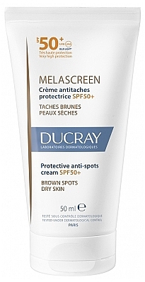 Мицеллярный крем для лица - Ducray Melascreen Protective Anti-Spots Cream SPF50+ — фото N1