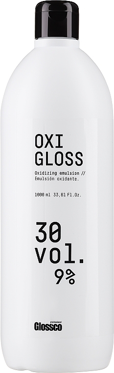 Окислювач для волосся - Glossco Color Oxigloss 30 Vol — фото N3
