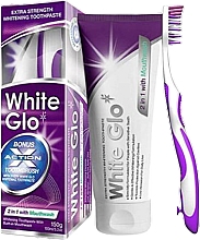 Парфумерія, косметика Набір - White Glo (toothpaste/100ml + toothbrush)