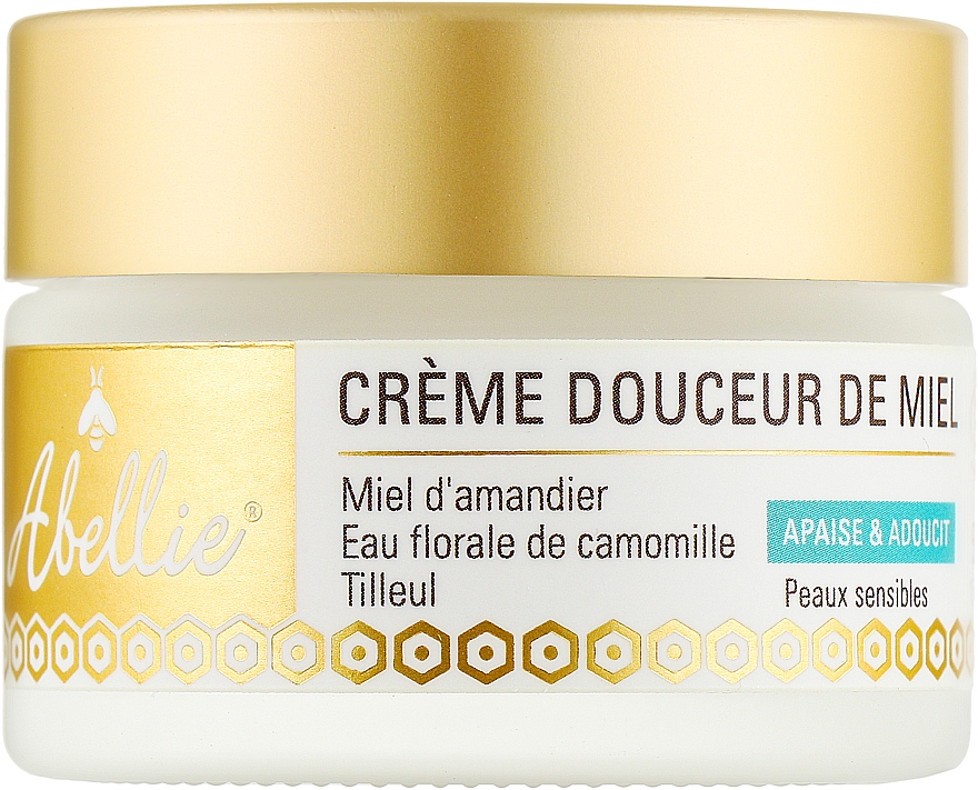 Крем для чутливої шкіри обличчя "Солодкий мед" - Abellie Creme Douceur De Miel — фото N1