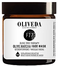 Парфумерія, косметика Маска для обличчя - Oliveda F77 Olive Matcha Face Mask