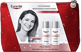 Духи, Парфюмерия, косметика Набор - Eucerin Anti-pigment Spot Care Gift Set (d/cr/50ml + n/cr/50ml + bag/1pcs)