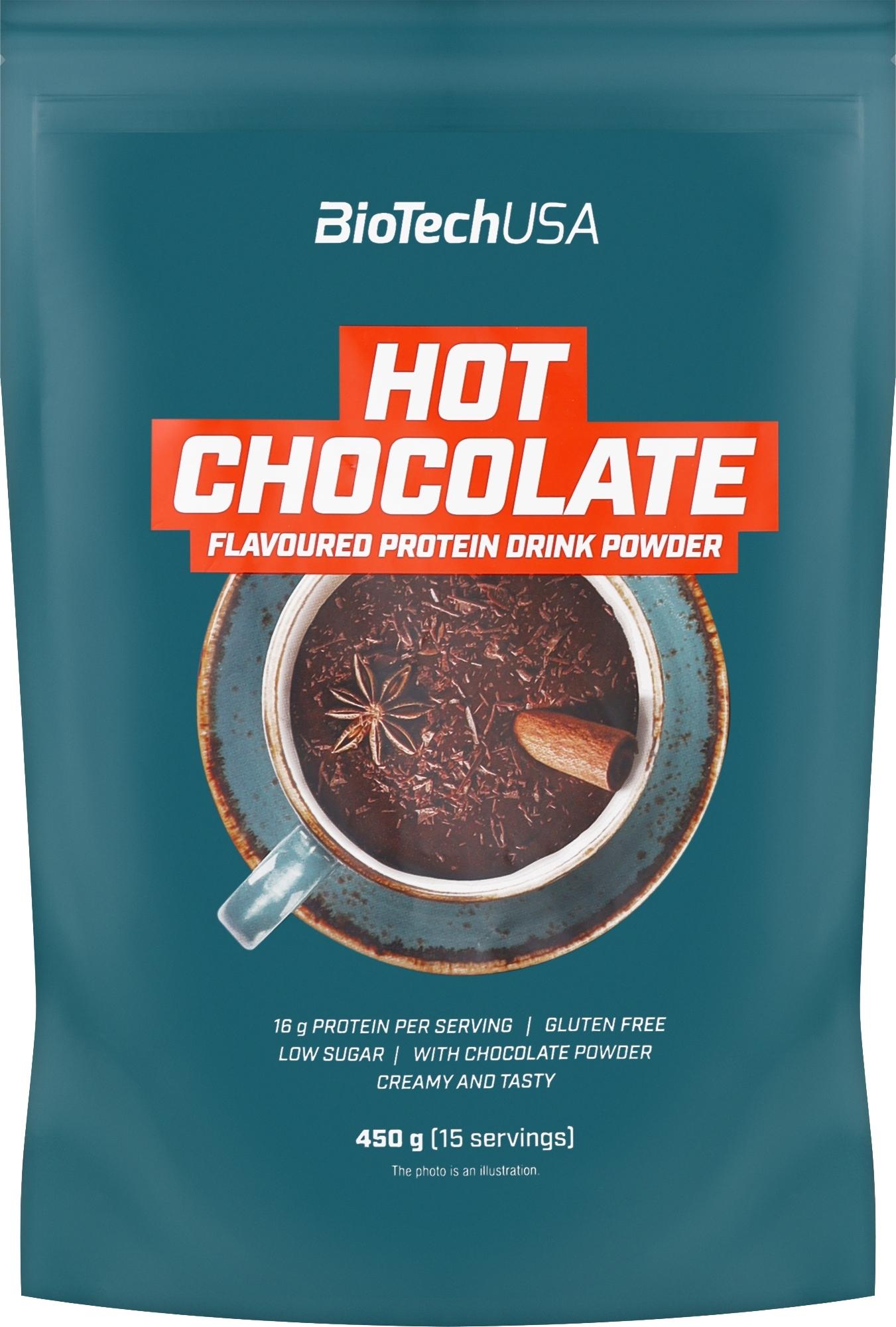 Протеиновый коктейль "Горячий шоколад" - BioTechUSA Diet Shake Hot Chocolate Protein Meal — фото 450g