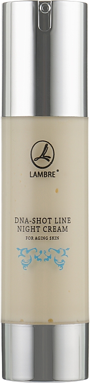 Нічний крем для обличчя - Lambre DNA-Shot Line Night Cream For Aging Skin — фото N2