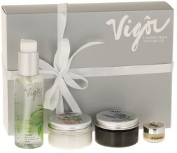 Духи, Парфюмерия, косметика Набор для жирной и комбинированной кожи - Vigor Cosmetique Naturelle (souffle/50ml + tonic/100ml + mask/50ml + cr/5ml)