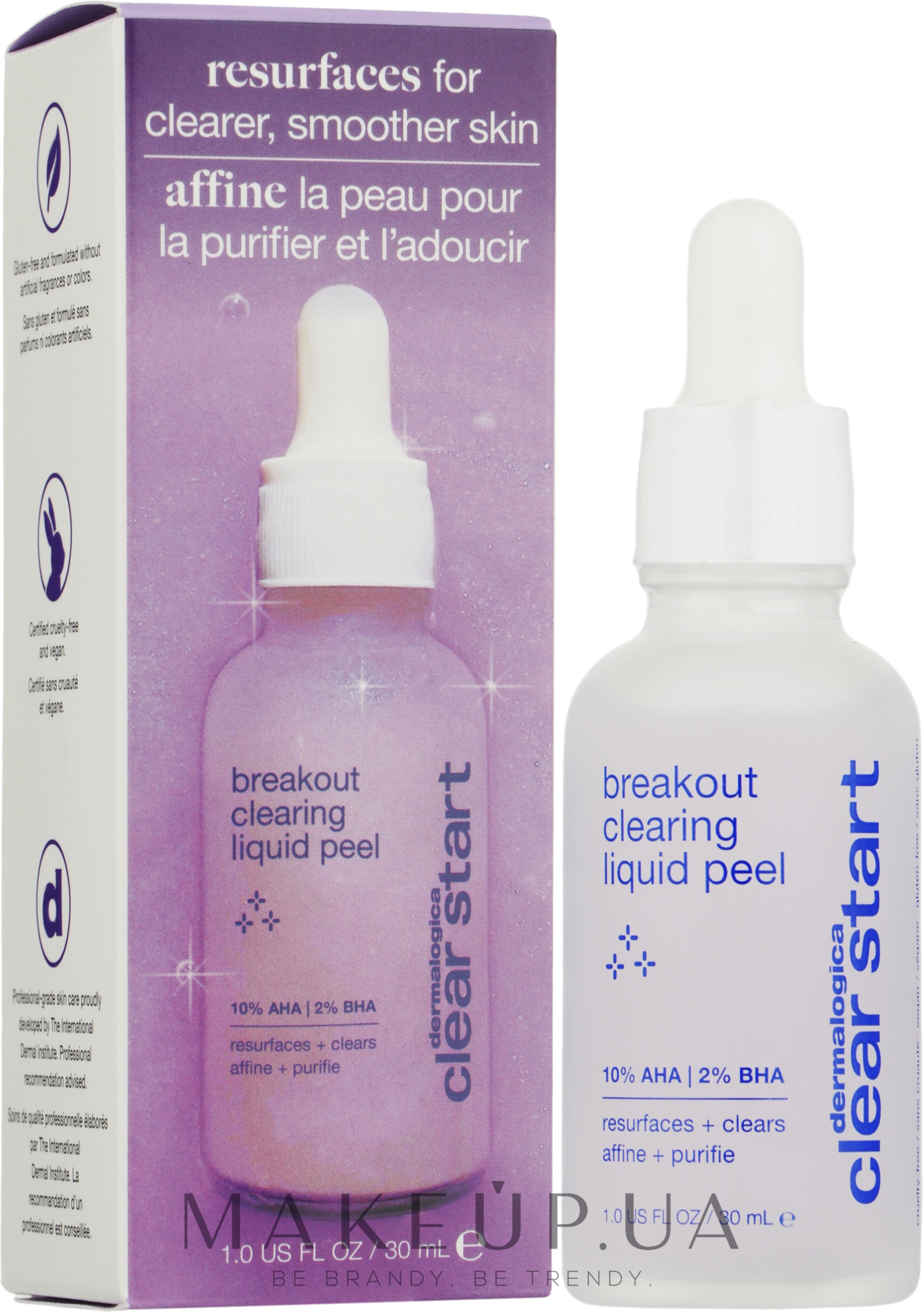 Очищувальний рідкий пілінг для обличчя - Dermalogica Dreakout Clearing Liquid Peel — фото 30ml