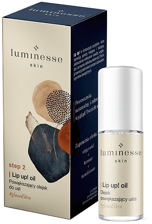 Олія для збільшення об'єму губ - Luminesse Skin Lip Up! Oil — фото N1