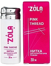 Нитка для розмітки 30 м, рожева - Zola Pink Thread — фото N1